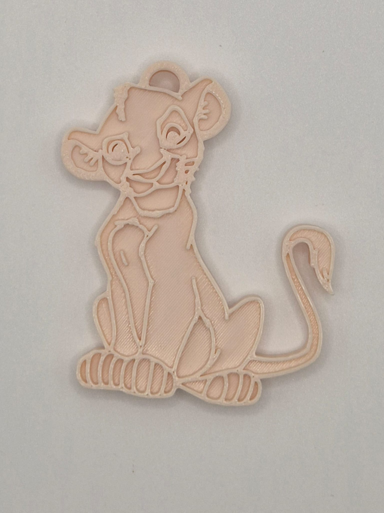 Brelocuri 3D Personalizate crem