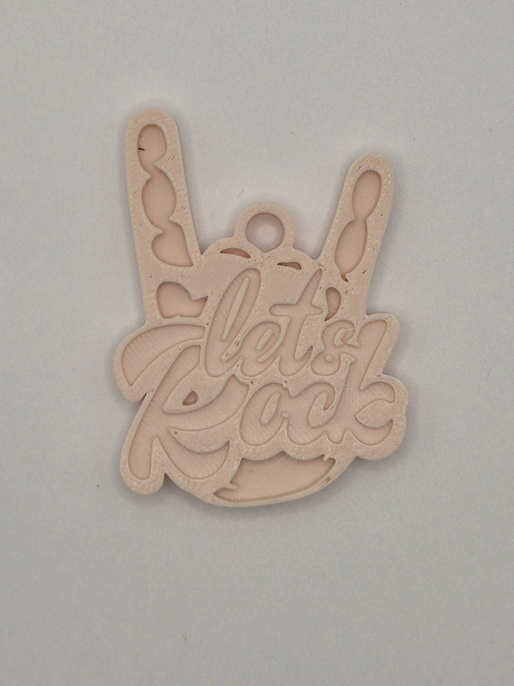 Brelocuri 3D Personalizate crem