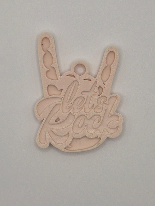 Brelocuri 3D Personalizate crem
