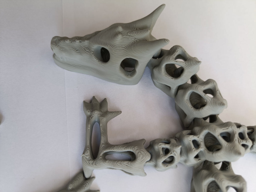 Figurina dragon scheletic articulat